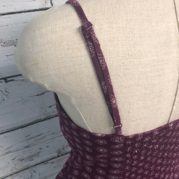 Loft Plum Spaghetti Strap Dress Size Small - Picture 4 of 5